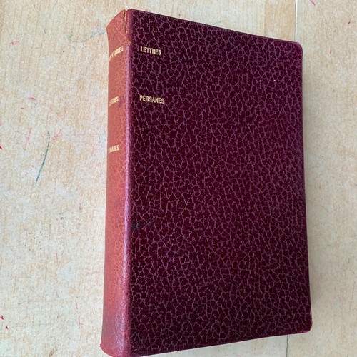 Livre les lettres - livre, persanes