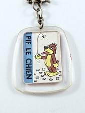 PORTE-CLES - PIF LE CHIEN - Bande Dessinée VAILLANT - Vintage 1960s -