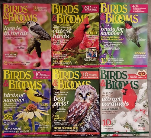 Birds and blooms - and, blooms"
