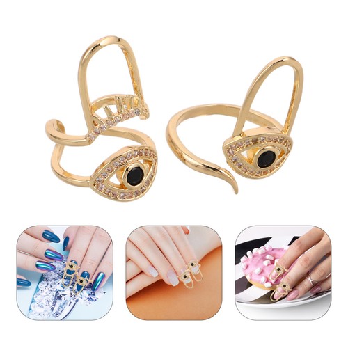 Pcs bague ongles oeil - 2,