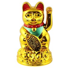 Chat chanceux signe porte