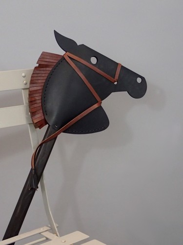 Hobby horse design cuir - horse,