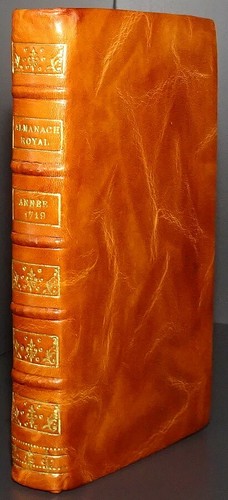 Almanach royal année - , mdccxix