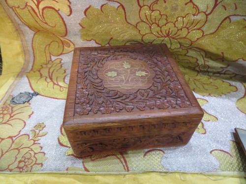 Boite coffret bois exotique - bois,