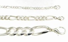 BRACELET CHAINE FIGARO plaqué