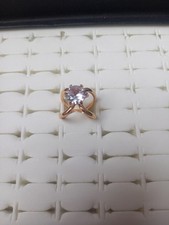 Attache foulard métal doré