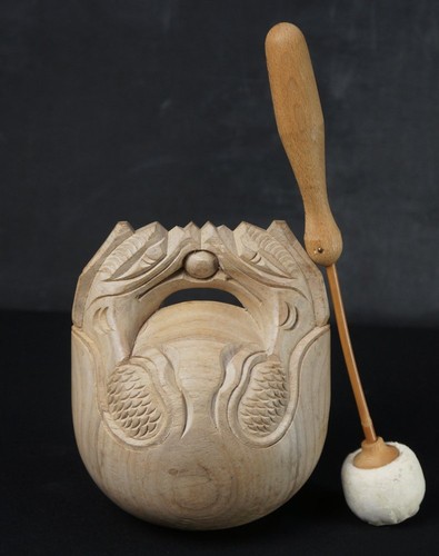Vintage japan buddhist mokugyo - japan,