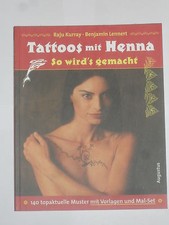 Livre loisirs créatifs tatouage au henné en langue allemande 96 pages
