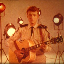 Film 16 mm: Scopitone de Johnny Hallyday "Quand revient la Nuit"