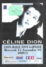RARE / TICKET BILLET CONCERT -