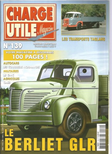 Charge utile 139 - charge, berliet