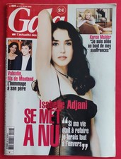 Magazine GALA N° 469 Juin 2002 ADJANI MUDLER J ROBERTS K KOSNER DE GAULLE L5 etc