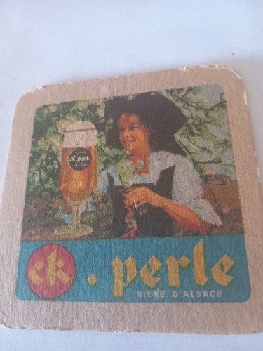 Ancien sous bock bière perle - sous,