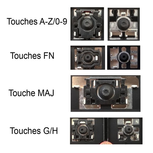 Touche clavier pour lenovo - touche, de