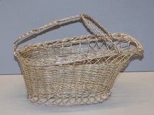 -ANCIEN PANIER A BOUTEILLES A VIN M. ARGENTE sans marque apparente ORFEVRERIE  D