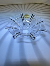 PORTE-BOUGIES BOBECHE Ø 112 MM EN CRISTAL RCR, TROU 25 MM