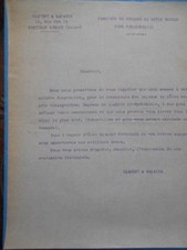 Lettre ancienne : Clément & Nakache - Fabrique de copeaux - Fontenay s/Bois