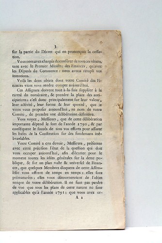 Livre ancien rapport assignats - rapport,