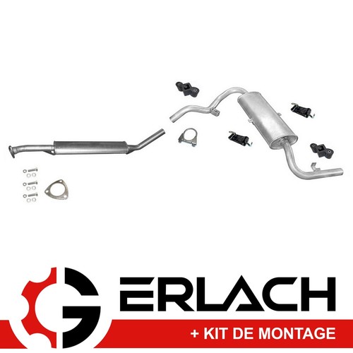 Echappement silencieux pour