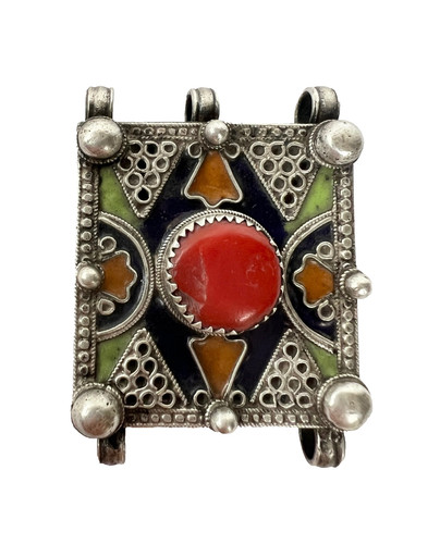 Amulette berbère argent - en,