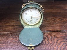 JAZ réveil de voyage série de luxe modèle ALSIC Green vers 1952