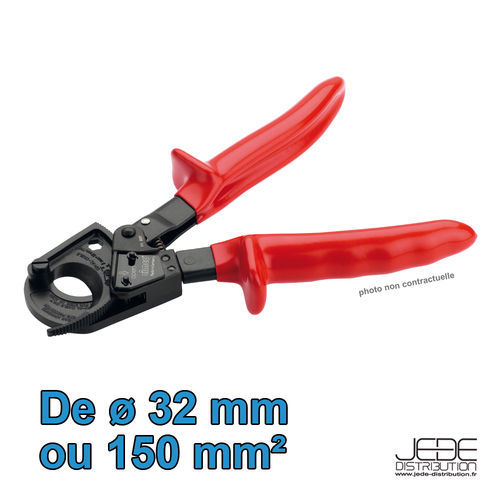 Coupe câble cliquet isolé - coupe-câble, à
