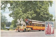 CARTE FOIRE DE PARIS  1954 - LES VINS DU POSTILLON + YT 975