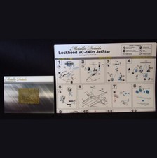 Jeu de détails extérieurs VC-140b JetStar (pour kit Roden) échelle 1:144