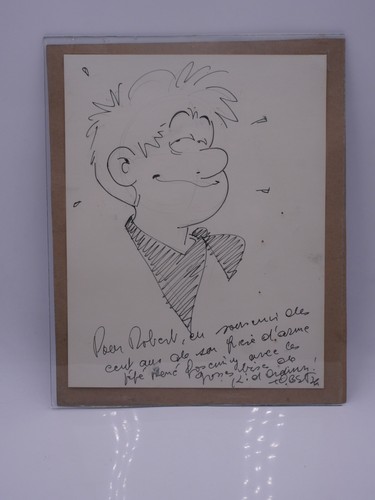Rare dessin dedicace - dessin,