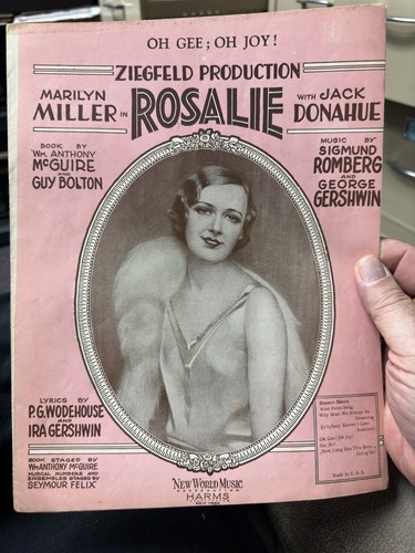 1928 ziegfeld revue rosalie - ziegfeld,