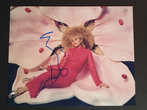 Photo signée miley cyrus - photo,