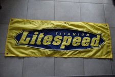 Lot Litespeed titanium banderole et affiche vintage année 90