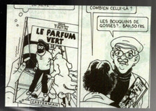Carte postale PASTICHE Tintin