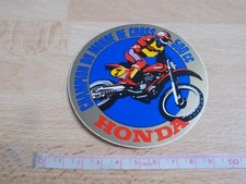Autocollant moto - HONDA - CHAMPION DU MONDE DE CROSS 500CC