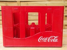 Cagette casier caisse plastique pour bouteilles de Coca Cola rouge déco