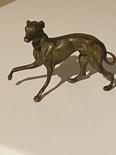 Bronze Animalier Chien Lévrier En Bronze 1920