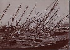 Tunisie, Sfax, le port de pêche Vintage print, tirage d'époque Tirage cit