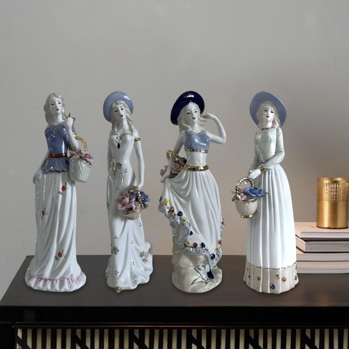 Statuette dame en - statuette,