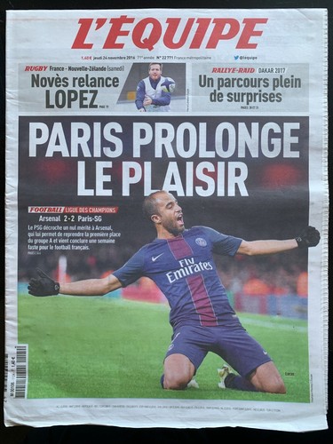 Equipe journal 11 2016 - l'equipe,