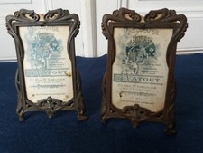 PAIRE DE CADRES PHOTOS ART