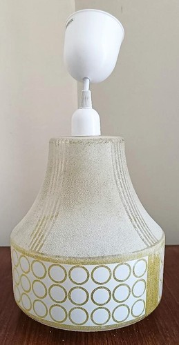 Suspension vintage verre - suspension,