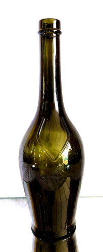 Ancienne bouteille vin - bouteille,