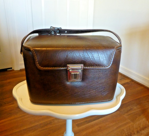 Vintage hard leather brown - vintage,