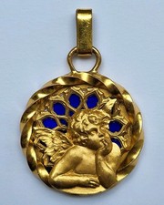 SUPERBE ancien GRAND PENDENTIF