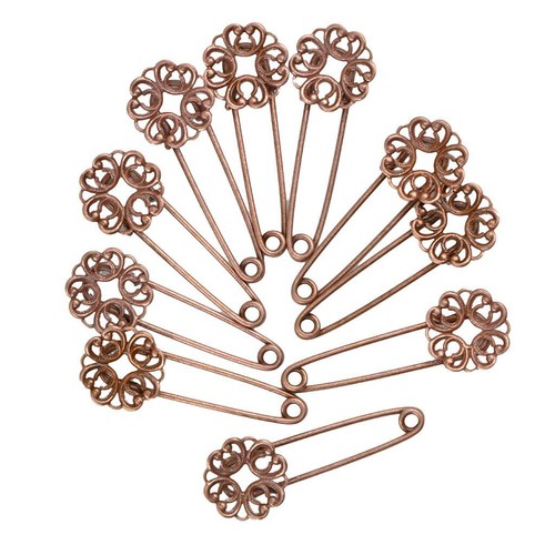 Broche cuivre forme - forme, de