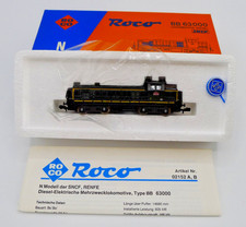 ROCO  N LOCOMOTIVE DIESEL  BB 63998 SNCF RÉFÉRENCE 02152A