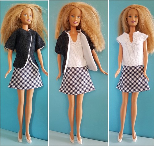 Barbie lot vêtements poupée - barbie,