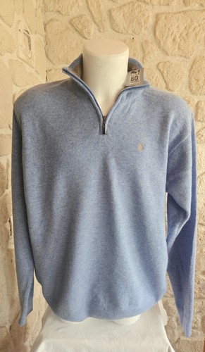 Pull bleu avec laine - , taille