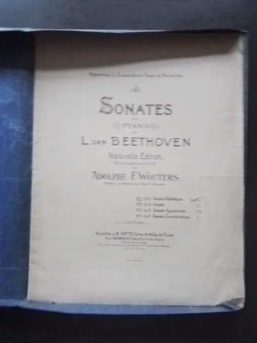 Partition ancienne piano - ,