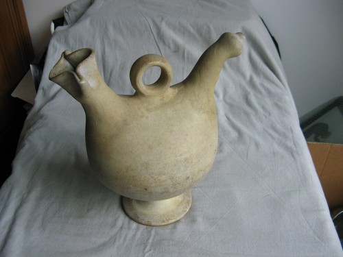 Rare gargoulette poterie - gargoulette, en